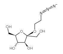 2-AZIDOETHYL-β-D-FRUCTOPYRANOSIDE结构式