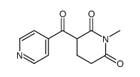 3-isonicotinoyl-1-methyl-piperidine-2,6-dione Structure