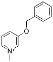 3-(BENZYLOXY)-1-METHYLPYRIDINIUM结构式