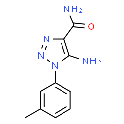 5-Amino-1-(3-methylphenyl)-1H-1,2,3-triazole-4-carboxamide结构式