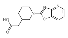 (1-[1,3]oxazolo[4,5-b]pyridin-2-ylpiperidin-3-yl)acetic acid picture