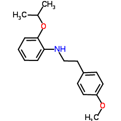 2-Isopropoxy-N-[2-(4-methoxyphenyl)ethyl]aniline结构式