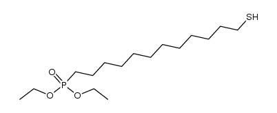 diethyl 12-mercaptododecylphosphonate结构式