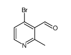 4-bromo-2-methylpyridine-3-carbaldehyde结构式