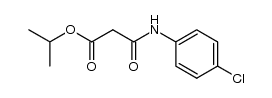 isopropyl N-(4-chlorophenyl)malonamate Structure