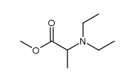 methyl 2-diethylamino-propionate Structure