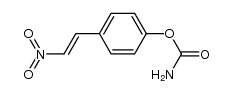 4-(2-nitrovinyl)phenyl carbamate Structure