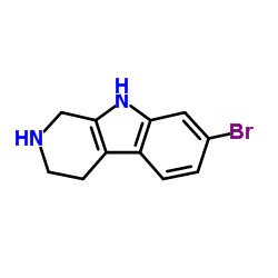 7-bromo-2,3,4,9-tetrahydro-1H-pyrido[3,4-b]indole Structure