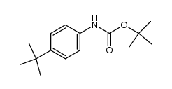 tert-butyl 4-tert-butylphenylcarbamate结构式