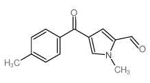 1-Methyl-4-[(4-methylphenyl)carbonyl]-1H-pyrrole-2-carbaldehyde structure