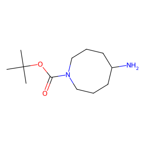 tert-butyl 5-aminoazocane-1-carboxylate结构式