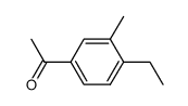 Ethanone, 1-(4-ethyl-3-methylphenyl)- (9CI) Structure