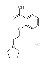 2-(2-Pyrrolidin-1-yl-ethoxy)-benzoic acid hydrochloride结构式