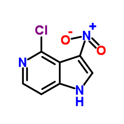 4-Chloro-3-nitro-5-azaindole Structure