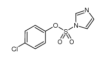 4-chlorophenyl 1H-imidazole-1-sulfonate结构式