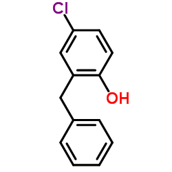 4-氯-2-苄基苯酚结构式