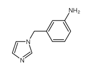 3-(1H-IMIDAZOL-1-YLMETHYL)ANILINE structure