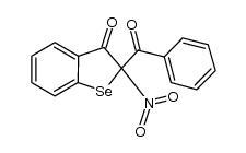 2-benzoyl-2-nitrobenzo[b]selenophen-3(2H)-one Structure