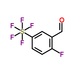 2-Fluoro-5-(pentafluorothio)benzaldehyde Structure