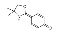 4-(4,4-dimethyl-1,3-oxazolidin-2-ylidene)cyclohexa-2,5-dien-1-one Structure