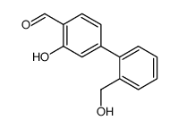 2-hydroxy-4-[2-(hydroxymethyl)phenyl]benzaldehyde Structure