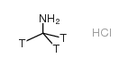 methylamine hydrochloride, [methyl-3h] Structure