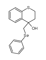 4-(phenylselenomethyl)thiochroman-4-ol Structure