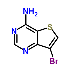 7-bromothieno[3,2-d]pyrimidin-4-amine structure