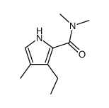 1H-Pyrrole-2-carboxamide,3-ethyl-N,N,4-trimethyl-(9CI)结构式