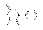 NACETOXYNPHENYLNMETHYLUREA结构式