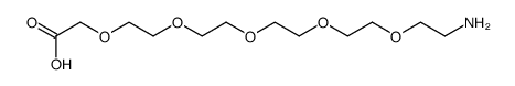 Amino-PEG5-CH2COOH结构式