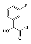 Benzeneacetyl chloride, 3-fluoro-alpha-hydroxy- (9CI) Structure