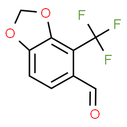 4-(Trifluoromethyl)benzo[d][1,3]dioxole-5-carbaldehyde picture