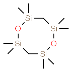 1,1,3,3,5,5,7,7-Octamethyl-2,6-dioxa-1,3,5,7-tetrasilacyclooctane Structure