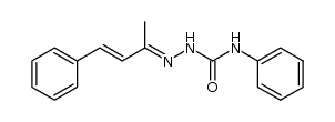 4-Phenyl-3-buten-2-one 4-phenyl semicarbazone structure