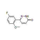 6-(5-Fluoro-2-methoxyphenyl)pyridazin-3(2H)-one Structure
