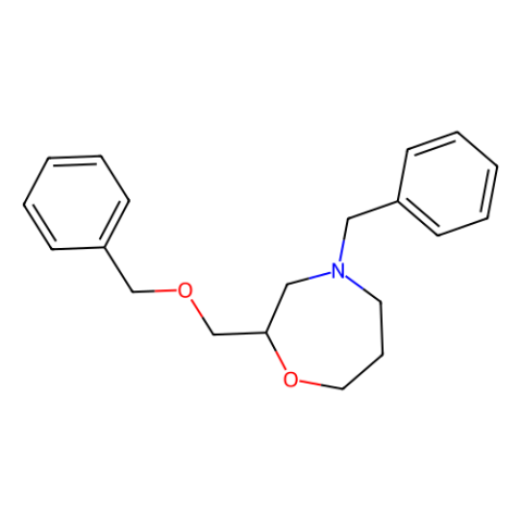 (2S)-4-benzyl-2-(benzyloxymethyl)-1,4-oxazepane Structure