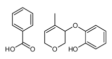 benzoic acid,2-[(4-methyl-3,6-dihydro-2H-pyran-3-yl)oxy]phenol Structure