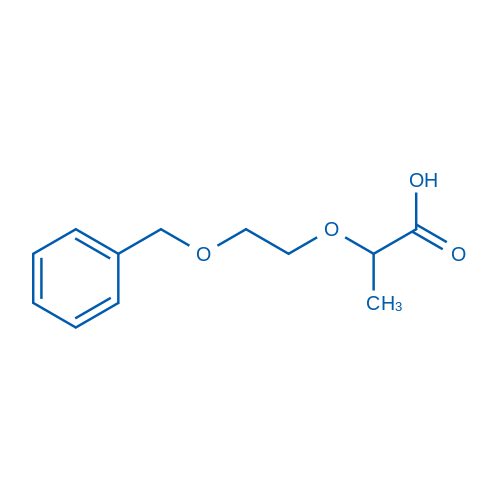 2-(2-(Benzyloxy)ethoxy)propanoic acid Structure