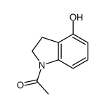 1-(2,3-二氢-4-羟基-1H-吲哚-1-基)乙酮结构式