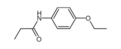 N-(4-ethoxyphenyl)propionamide Structure