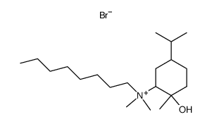 Dimethyl (1-hydroxy-p-menth-2-yl) octylammonium bromide Structure