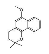 6-甲氧基-2,2-二甲基-3,4-二氢-2H-苯并[h]色烯结构式