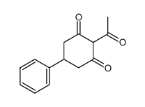 2-acetyl-5-phenylcyclohexane-1,3-dione Structure