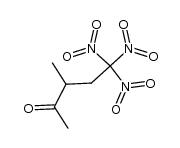 1,1,1-trinitro-3-methyl-4-pentanone Structure