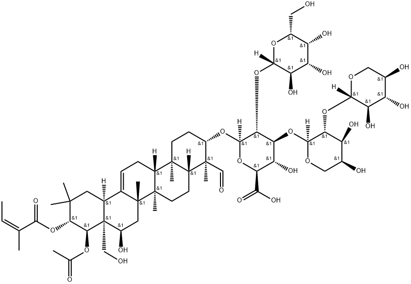 茶皂素E1结构式