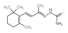 Hydrazinecarbothioamide,2-[1-methyl-3-(2,6,6-trimethyl-1-cyclohexen-1-yl)-2-propen-1-ylidene]- picture