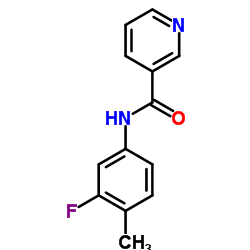 N-(3-Fluoro-4-methylphenyl)nicotinamide Structure