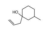 3-methyl-1-prop-2-enylcyclohexan-1-ol structure