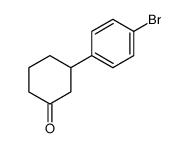 3-(4-bromophenyl)cyclohexanone Structure